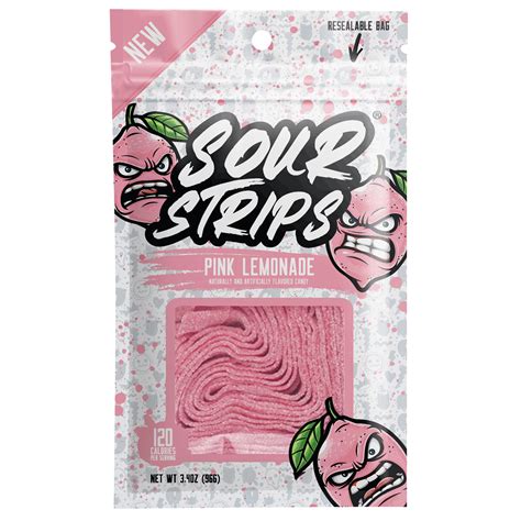 Sour Strips Pink Lemonade Candy Shop Candy At H E B