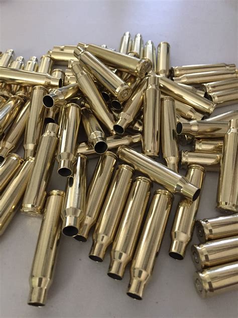 223 556 Polished Brass Shells Empty Spent Bullet Casings Used Cleaned