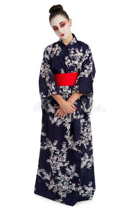 muchacha japonesa del kimono imagen de archivo imagen de kimono japonés 24228909