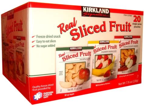 But unless you're feeding an army, the sheer volume of food can be before setting foot in costco, a game plan can be helpful. Costco Canada Kirkland Signature Real Freeze-Dried Slice ...