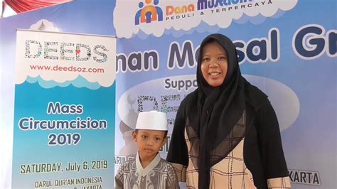 Mass Circumcision With Deeds Foundation 2019 In Indonesia Youtube