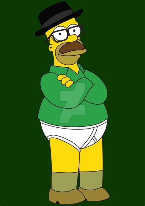 Breaking Homer Breaking Bad Simpsons Parody By Haddonart On Deviantart