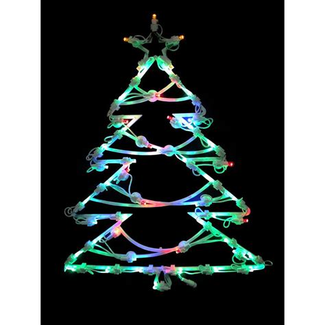 Northlight 18 In Led Lighted Tree Christmas Window Silhouette