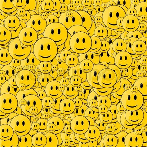 Faces With Smile Happy Face Background Smileys In Motion Stock