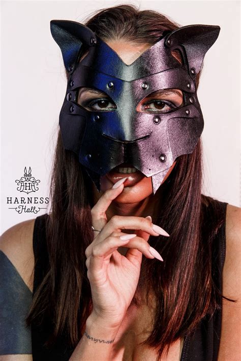 Bdsm Leather Cat Mask Bdsm Toys And Furniture Sexy Etsy