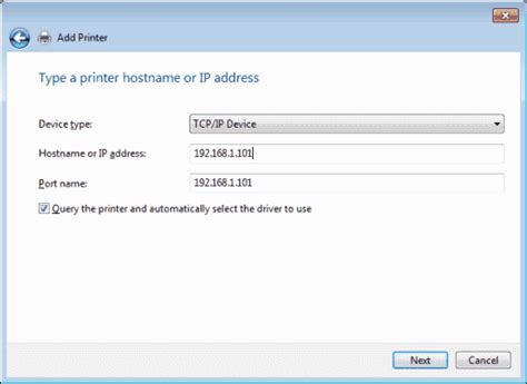I am getting a warning that another computer is using my ip address. Windows 10: Install Printer Via IP Address