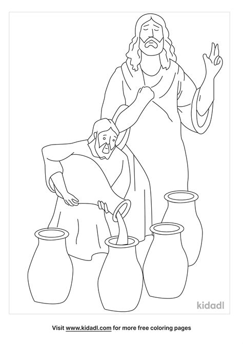 Free Coloring Pages Miracles Of Jesus