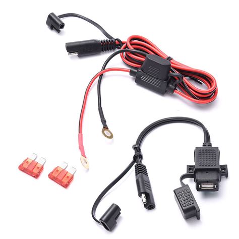 12v 24v 21a Sae To Usb Cable Adapter Sae Quick Disconnect Waterproof