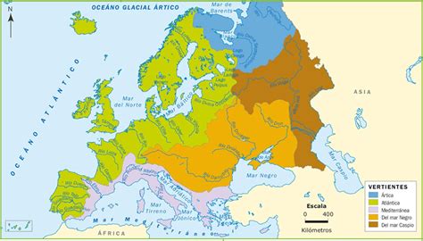 Me Gustan Las Sociales Europa Mapa Físico