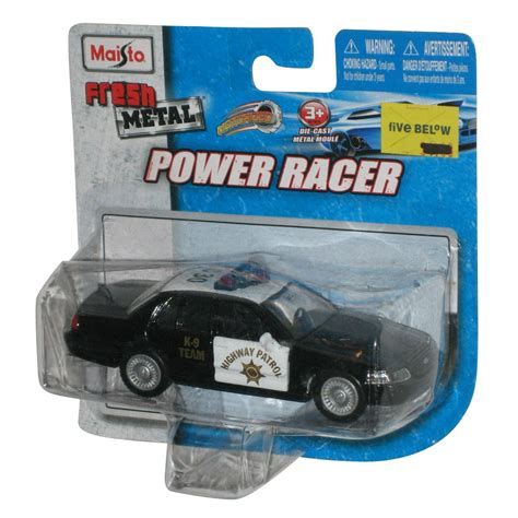 Maisto Fresh Metal Power Racer K 9 Team Highway Patrol Police Toy Car