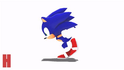 Sonic Sprinting By Hamenart On Deviantart