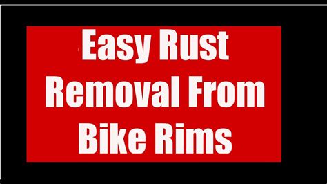 Real chrome is one of the world's shiniest metals, and it has defined the world of metal auto body accents. Easy Way To Remove Rust From Chrome Bike Rims - YouTube