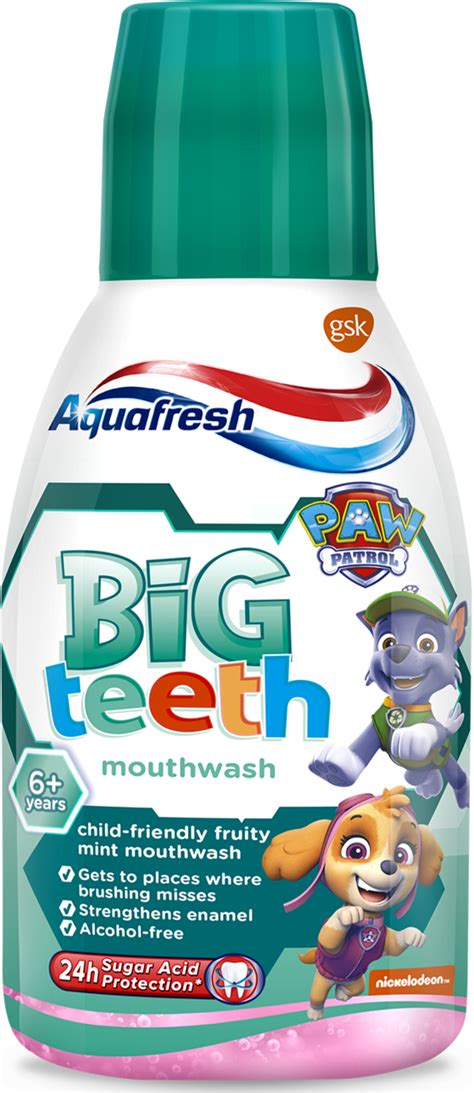 Aquafresh Big Teeth Płyn Do Płukania Jamy Ustnej Dla Dzieci 6 300
