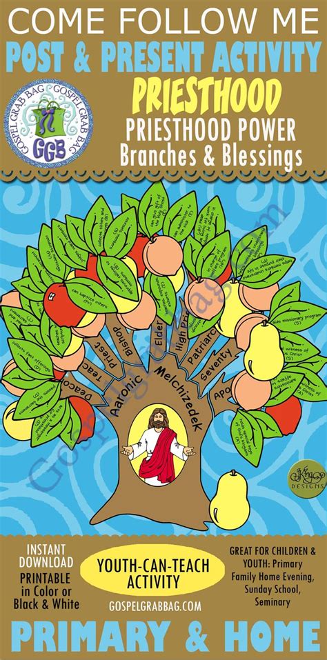 Priesthood Lds Lesson Activity Priesthood Power Branches And