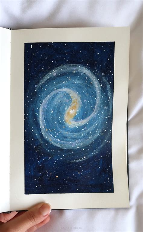 15 Easy Outer Space And Galaxy Painting Ideas