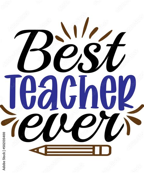 Best Teacher Everteacher Svg Bundle Sublimationteacher Svg