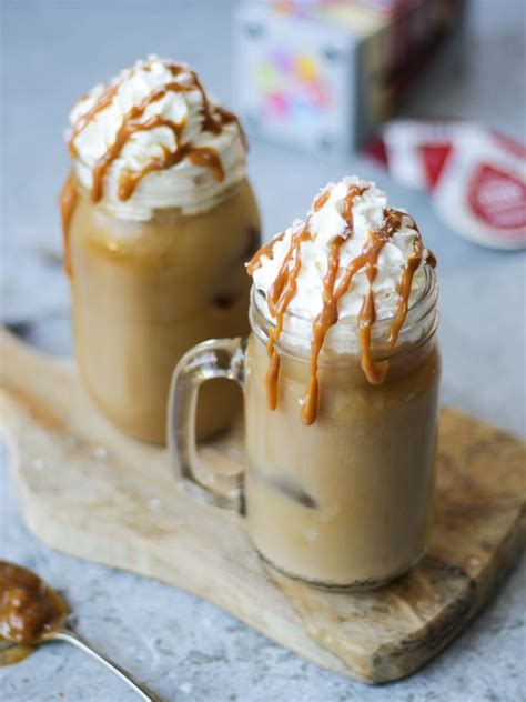 If you cook it too long, it might burn or if you don't cook it fast enough then the liquid will evaporate before the sugar. Iced Coffee Recipe with Salted Caramel