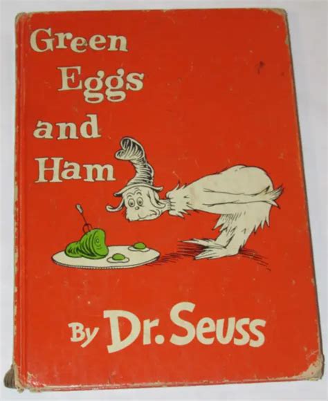 vintage 1960 dr seuss book green eggs and ham first 1st edition hard cover 99 99 picclick
