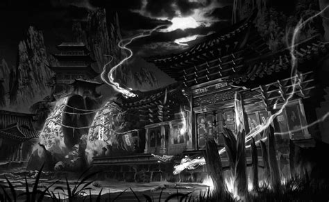 Black And White Chinese Wallpapers Wallpaper Cave