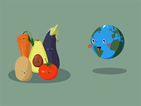 Earth Day Eat Sustainably By Jake Hawkins On Dribbble