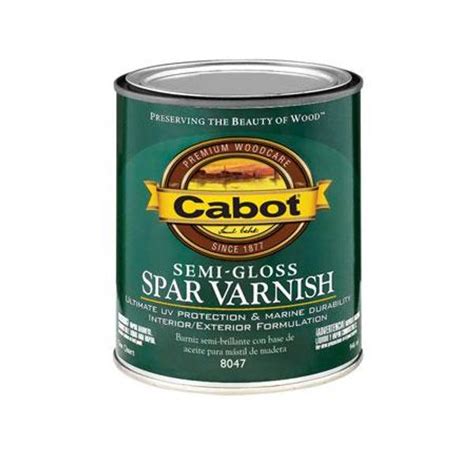 Since 1902, epifanes has been setting the standard of marine varnish in beauty, preservation and performance. Cabot Semi - Gloss Finish Spar Varnish