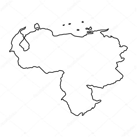 Fondo Mapa De Venezuela Negro Mapa De Venezuela De Curvas De
