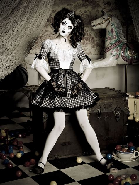 Shes A Real Doll Doll Halloween Costume Creepy Doll Costume