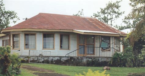 A Samoan Fale That Has Been Enclosed In European Style Source