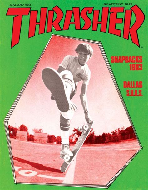 Rodney Mullen 1984 Thrasher Magazine Thrasher Skateboard Photos