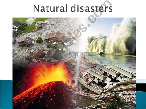 Ppt Natural Disasters Animated Presentation English Esl Powerpoints