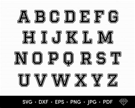 Jersey Letters Svg Jersey Font Svg Jersey Numbers Svg Etsy Numbers