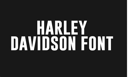 Eksiklik Durumunda Porselen Harley Davidson Font Free Ekologdernegi Org