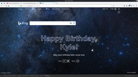 Bing Birthday Homepage Kyle Piira