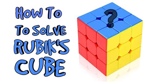 How To Solve A Rubiks Cube 3x3x3 Easiest Method Step By Step In