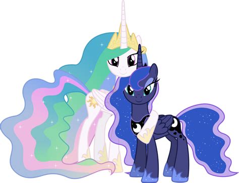 Little Pony Princess Celestia And Princess Luna On Pinterest