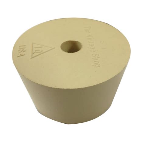 Rubber Stopper Bored Bung 10 Wairlock Hole For Plastic Carboy