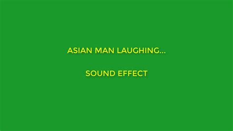 Asian Man Laughing Sound Effect Fx Youtube