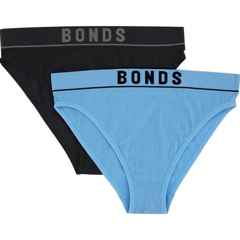 Bonds Retro Rib Hi Bikini Size 14 2 Pack Woolworths