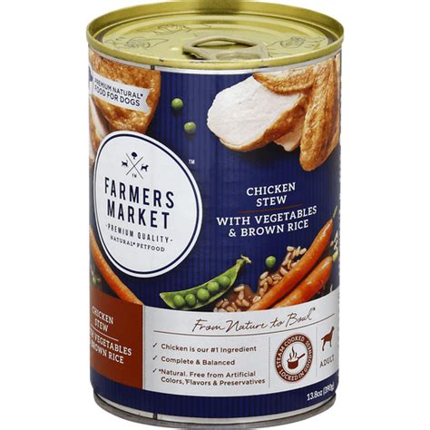 Use the links below to check prices at an online retailer. Farmers Market™ Chicken Stew with Vegetables & Brown Rice ...