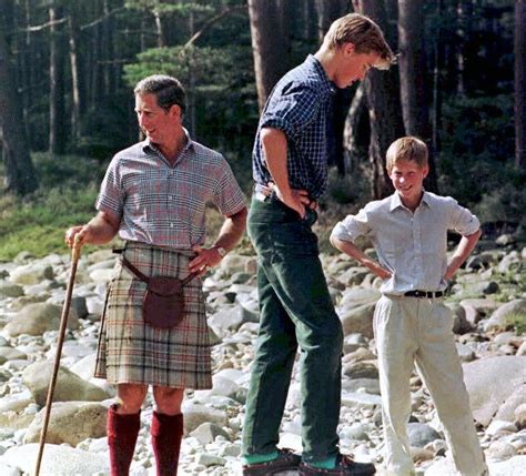 Prince William And Prince Harry Took A Walk With Their Dad On The