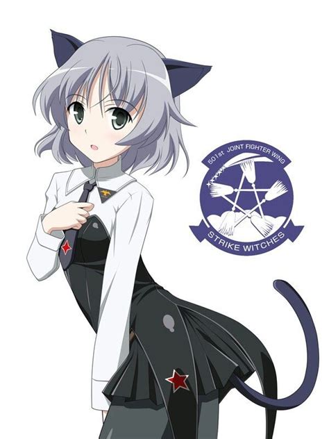 Pin By Animie Lover On Anime Fam Strike Witches Brave Witches Cat Girl