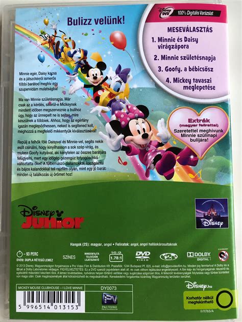Mickey Mouse Clubhouse I Love Minnie Dvd 2013 Mickey Egér Játszótere