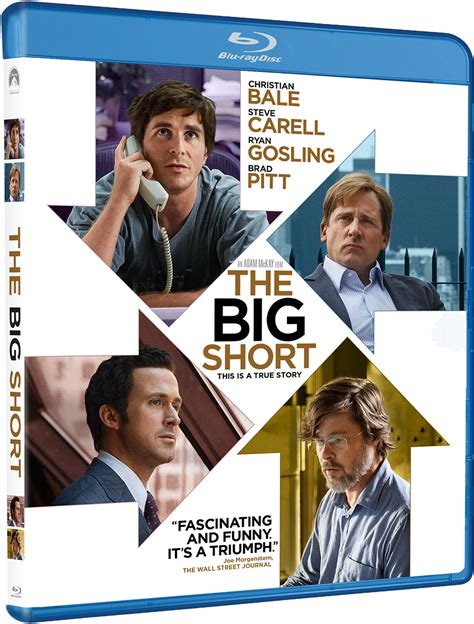 The Unbelievable True Story Of The Big Short Comes Big Short Dvd Cover Clipart Large Size