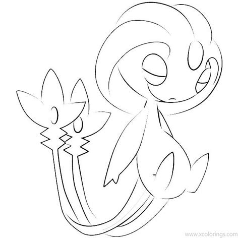 Uxie Coloring Page Coloring Pages