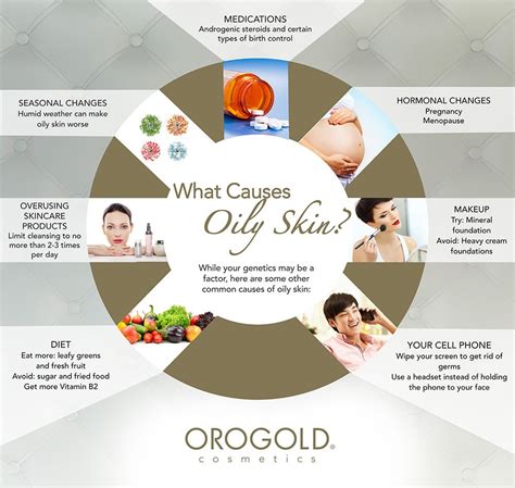 What Causes Oily Skin Orogold Cosmetics Oily Skin Problematic Skin Oily