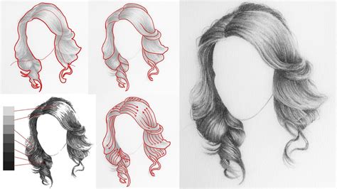 How To Draw Realistic Hair Easy For Beginners Step By Step 20 Easy