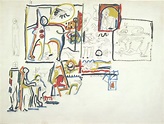 Jackson Pollock Animales y figuras, 1942, 76×57 cm: Descripción de la ...