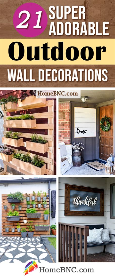 21 Mesmerizing Ideas For Outdoor Wall Decor To Unify Your Landscap Best Mystic Zone