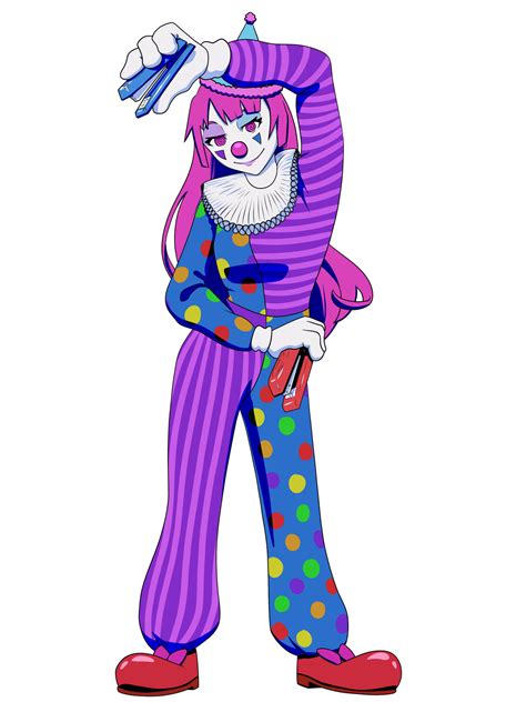 Clownified Senjougohara By Tf Circus By Neoomnimon On Deviantart