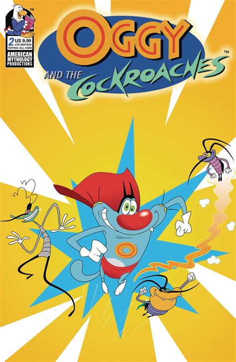 Oggy And The Cockroaches 2 Animation Cel Cover Fresh